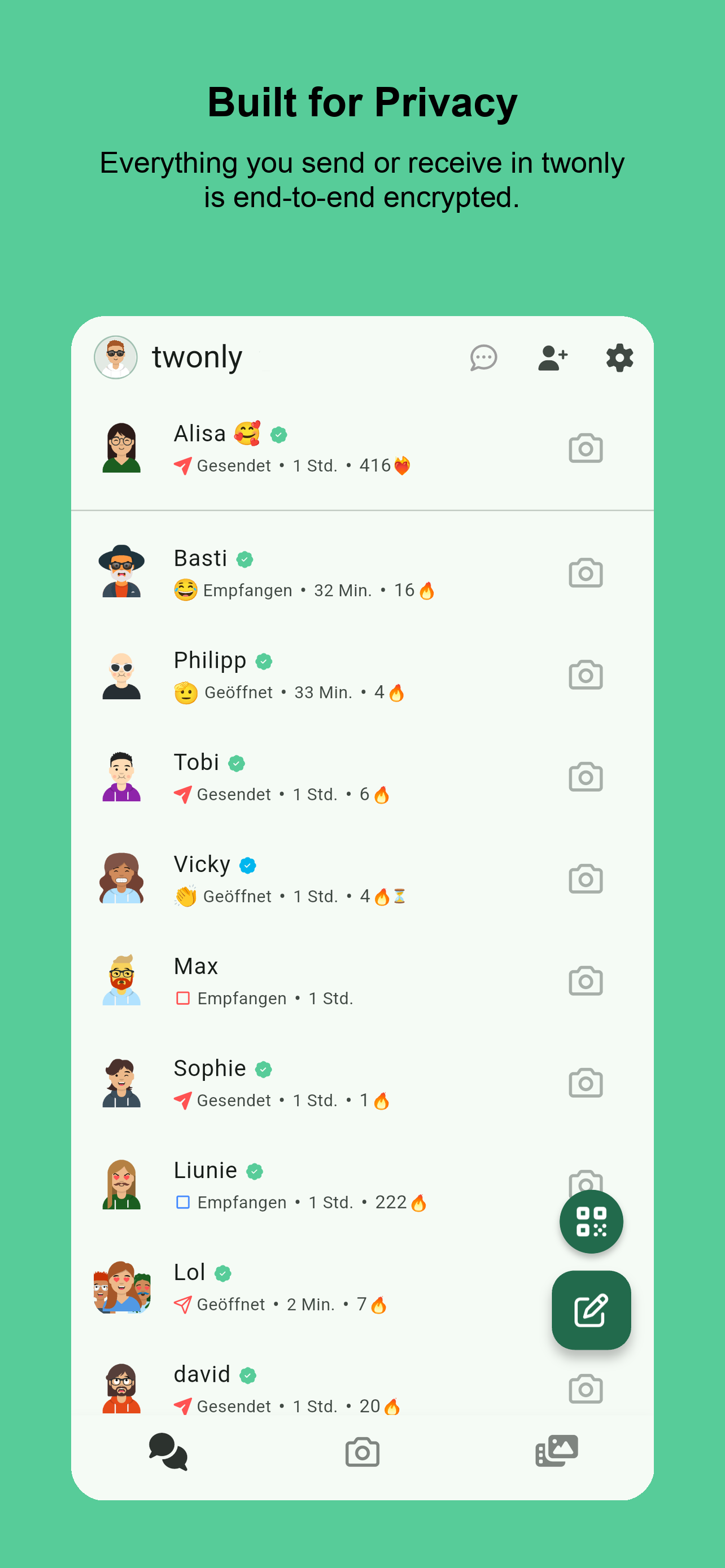 Chat list